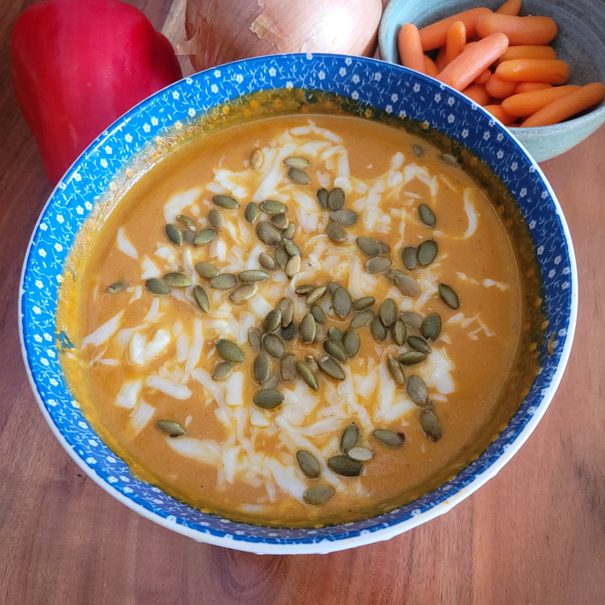 Speedy Coriander and Carrot Soup
