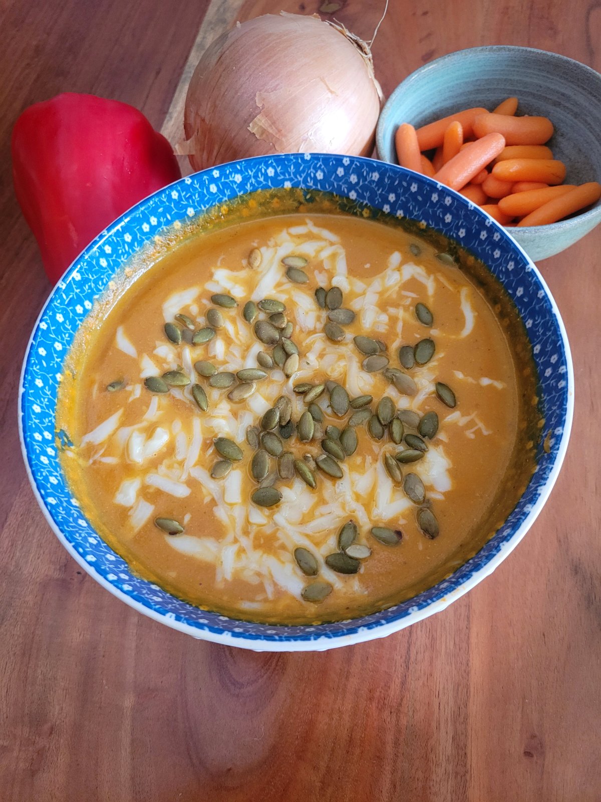 Speedy Coriander and Carrot Soup