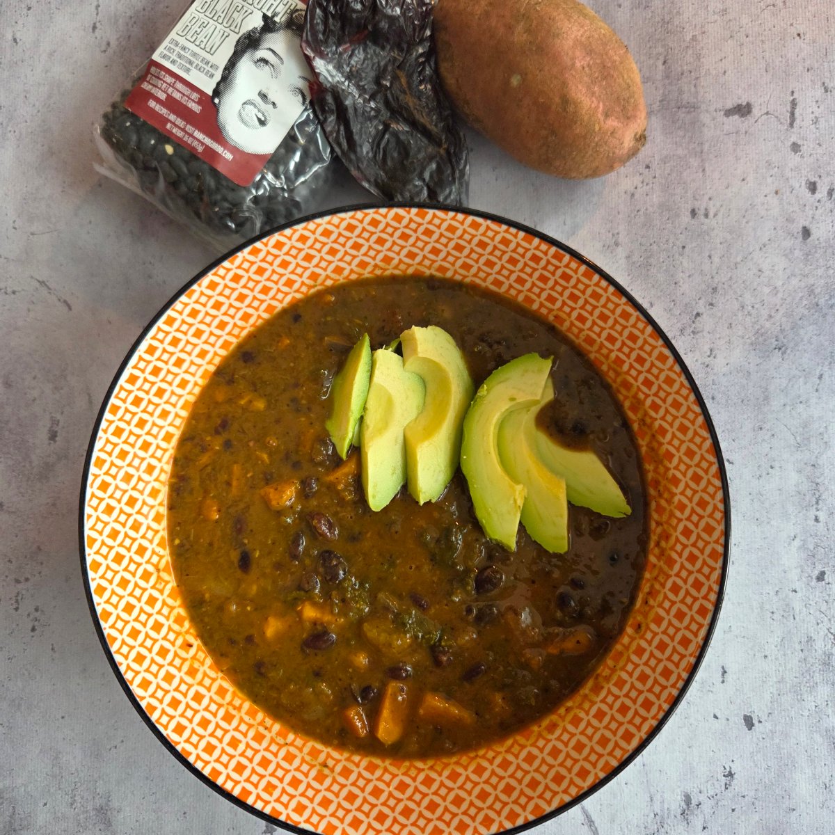 Bean & Sweet Potato Soup