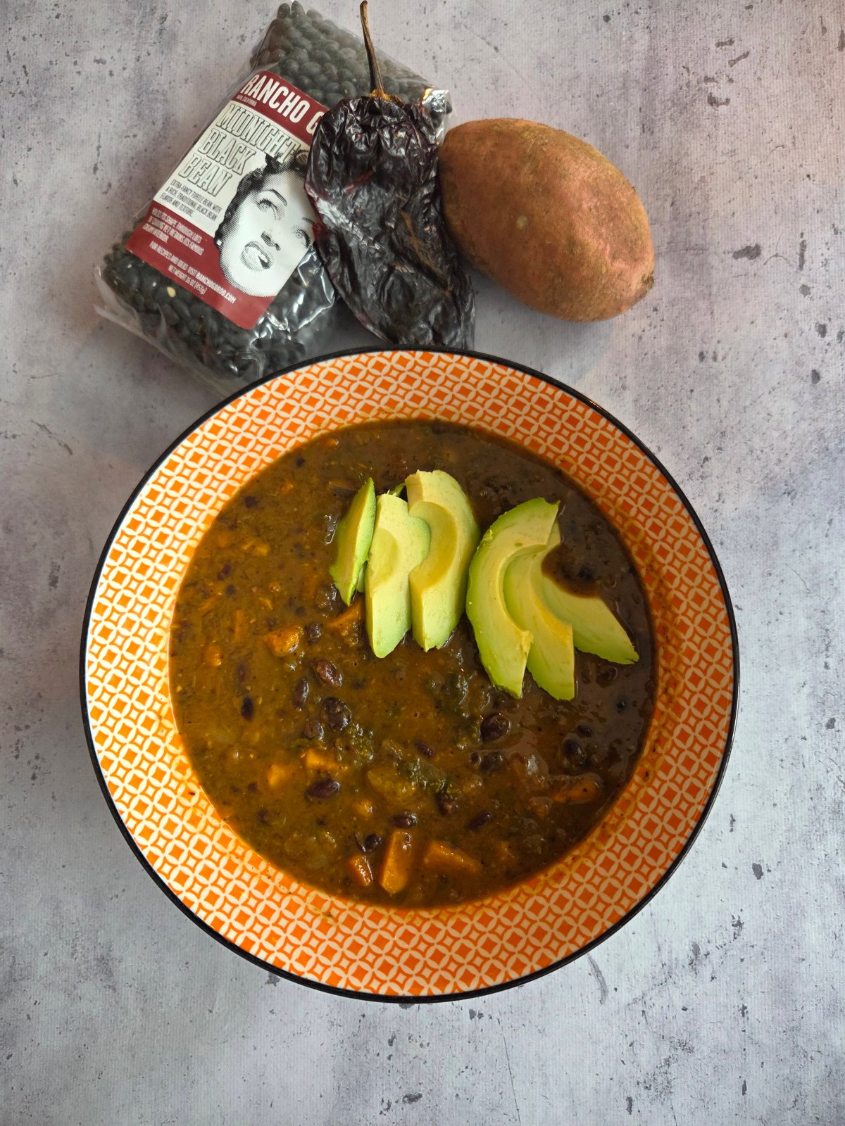 Bean & Sweet Potato Soup